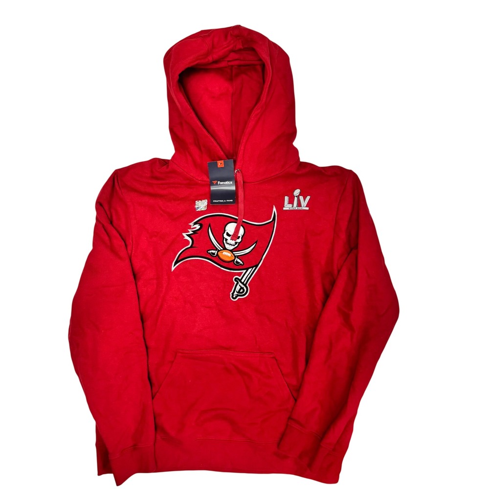 Fanatics Tampa Bay Buccaneers Tom Brady Hoodie Mens XL Red Pullover NWT